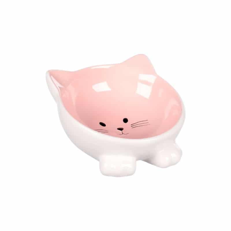 Puzi Foderskål til Katte (Rosa)