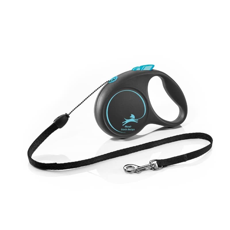 FLEXI Black Design Flexline (5 Meter) - Small - Blå