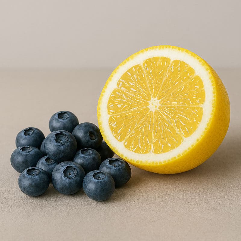 Blueberry & Cool Lemon aroma fra nOr - 10 ml