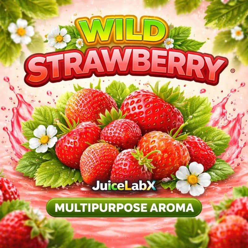 Wild Strawberry aroma fra JuiceLab X - 30 ml