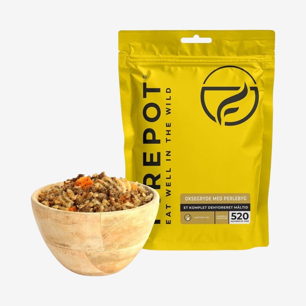 Firepot - Oksegryde med perlebyg