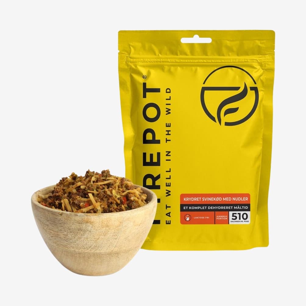 Firepot - Krydret svinekød med nudler