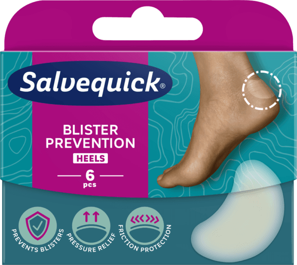 Salvequick Blister Prevention Heels  (6 stk.)