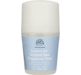Urtekram Crystal deo roll on Fragrance Free &bull; 50ml.