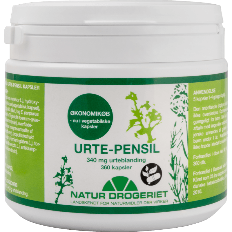 ND Urte-pensil 340 mg 360 kapsler -