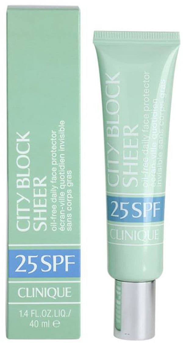 Clinique city block sheer oil-free daily face protector SPF25 all skin types 40ml