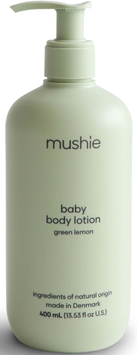 Mushie baby body lotion green lemon 400ml