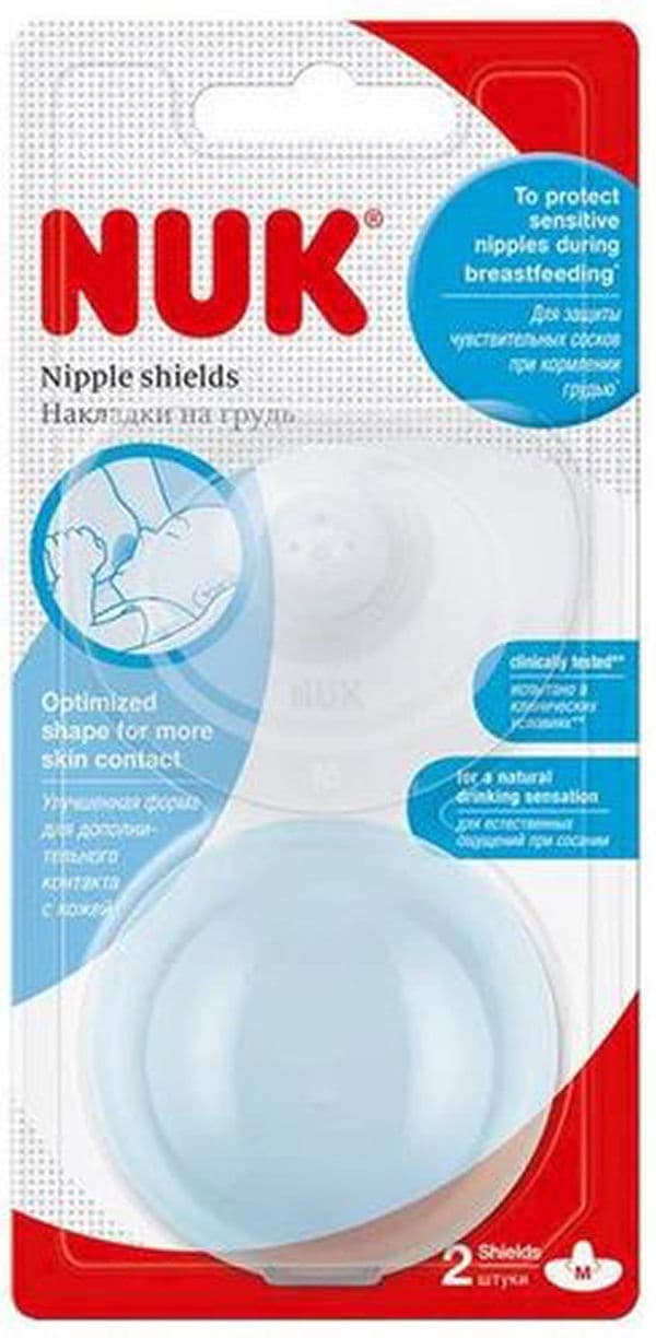 NUK nipple shields medium 2 stk