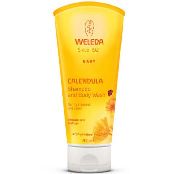 Weleda baby calendula shampoo and body wash 200ml