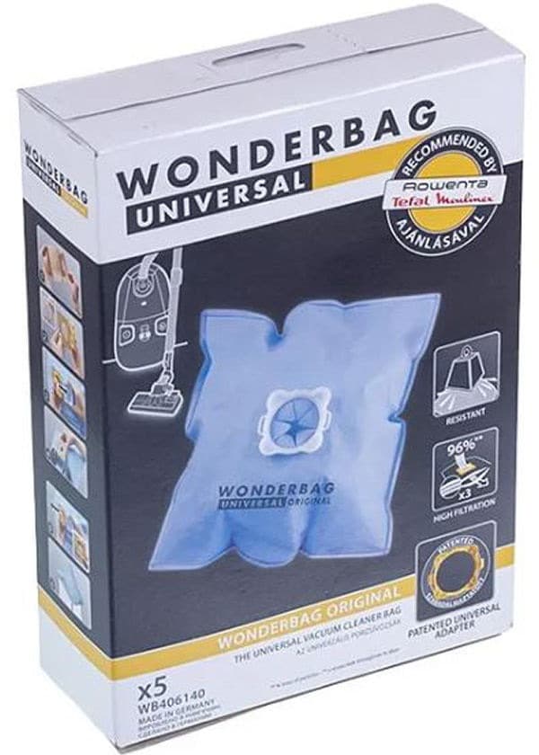 Wonderbag original the universal vacuum cleaner bag WB406120 5 stk