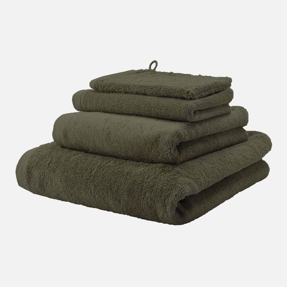 Aquanova LONDON Håndklæde egyptisk bomuld - Olive - 30x50 cm
