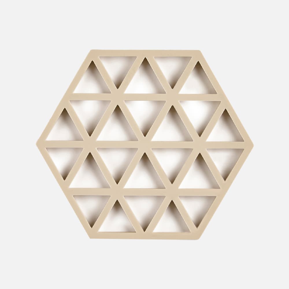 Zone Danmark TRIANGLES Bordskåner 2 størrelser - Beige - Lille