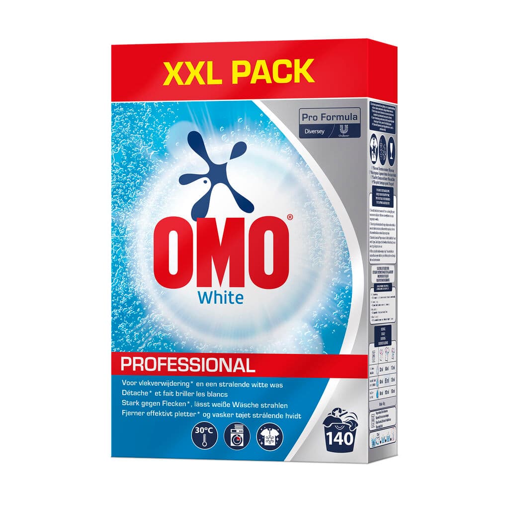 OMO Professional White, vaskepulver, 7 kg.