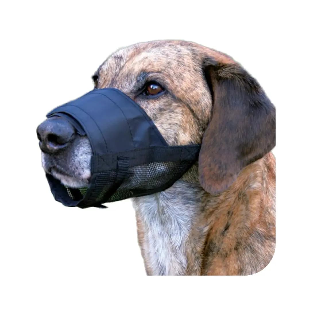 Trixie Justerbar Nylon Mundkurv M/Netindsats - Medium/Large