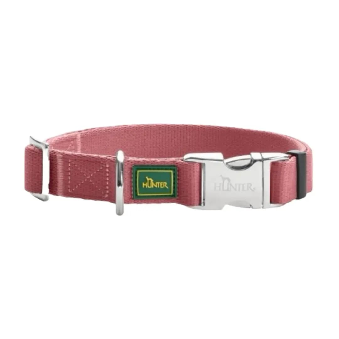 Hunter Inari Alu-Strong Rosa Hundehalsbånd - 45-65 cm