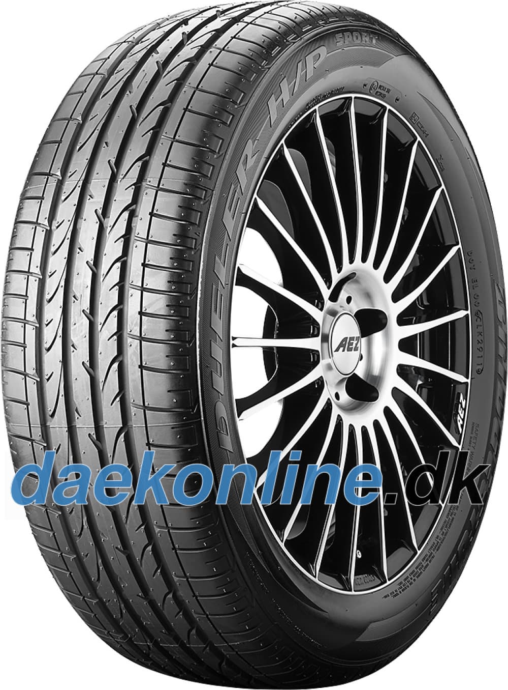 Bridgestone Dueler H/P Sport ( 255/45 R20 101W AO, EVc, med fælgbeskyttelse (MFS) )