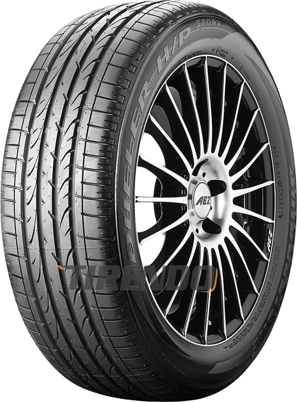 Bridgestone Dueler H/P Sport ( 255/45 R20 101W AO, EVc, med fælgbeskyttelse (MFS) )