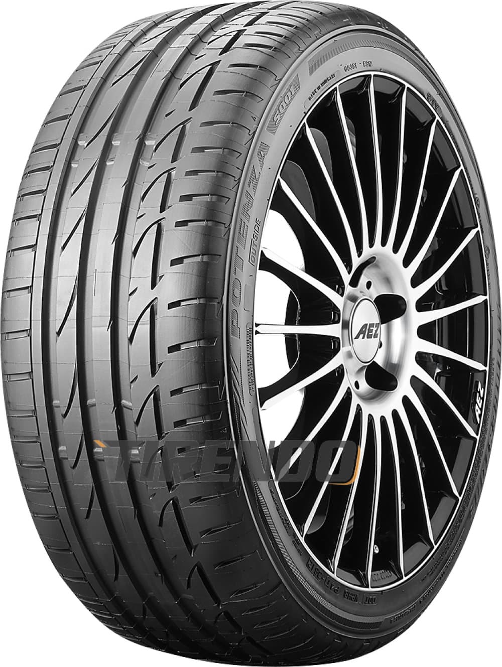 Bridgestone Potenza S001 ( 245/40 R20 99W XL *, med fælgbeskyttelse (MFS) )