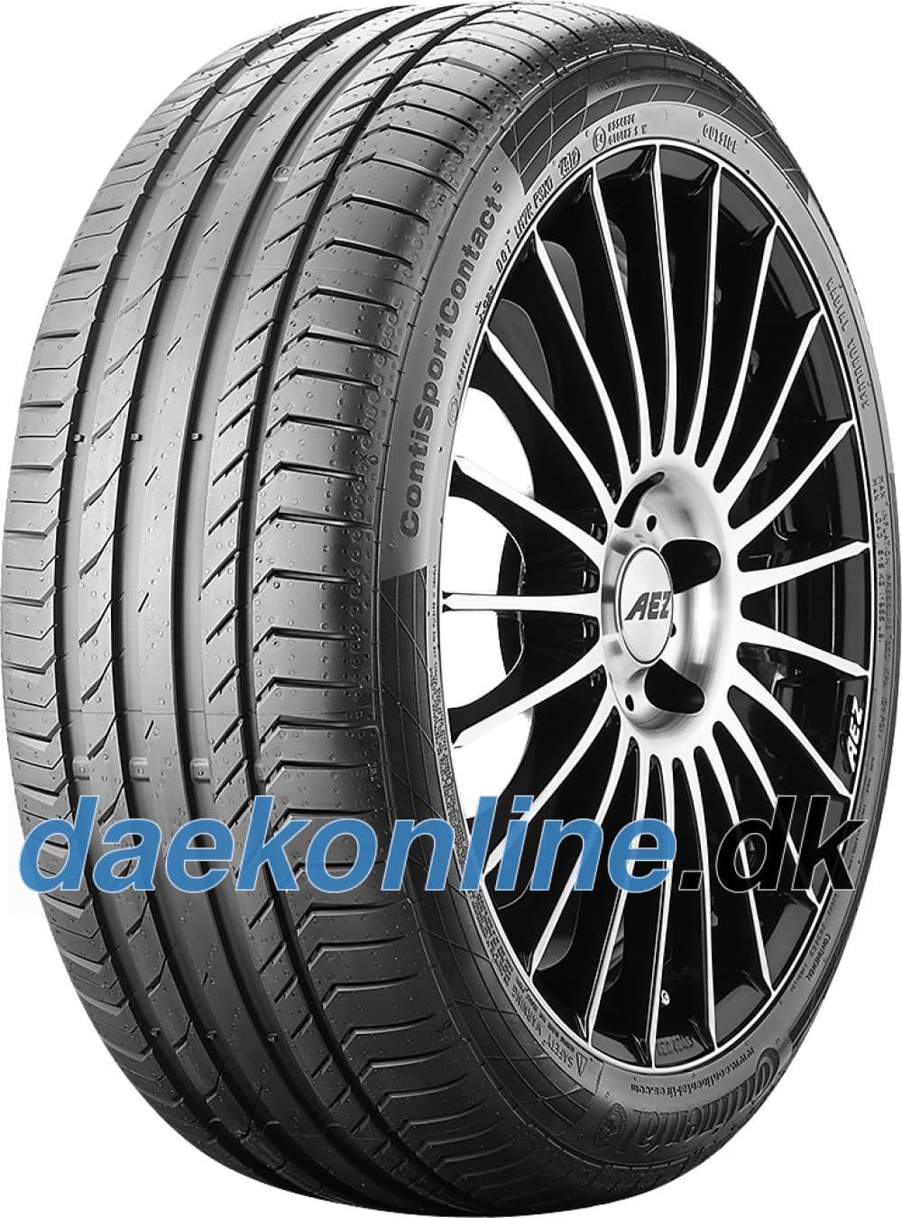 Continental ContiSportContact 5 ( 255/40 R20 101Y XL AO, Med fælgribbe )