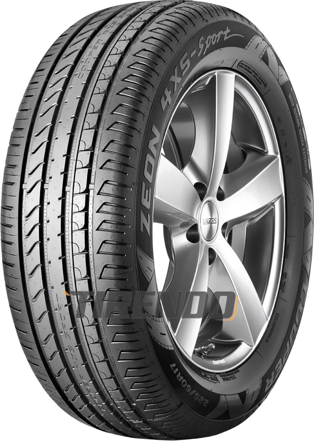 Cooper Zeon 4XS Sport ( 225/45 R19 96Y XL Beskyttelse til fælgens horn )