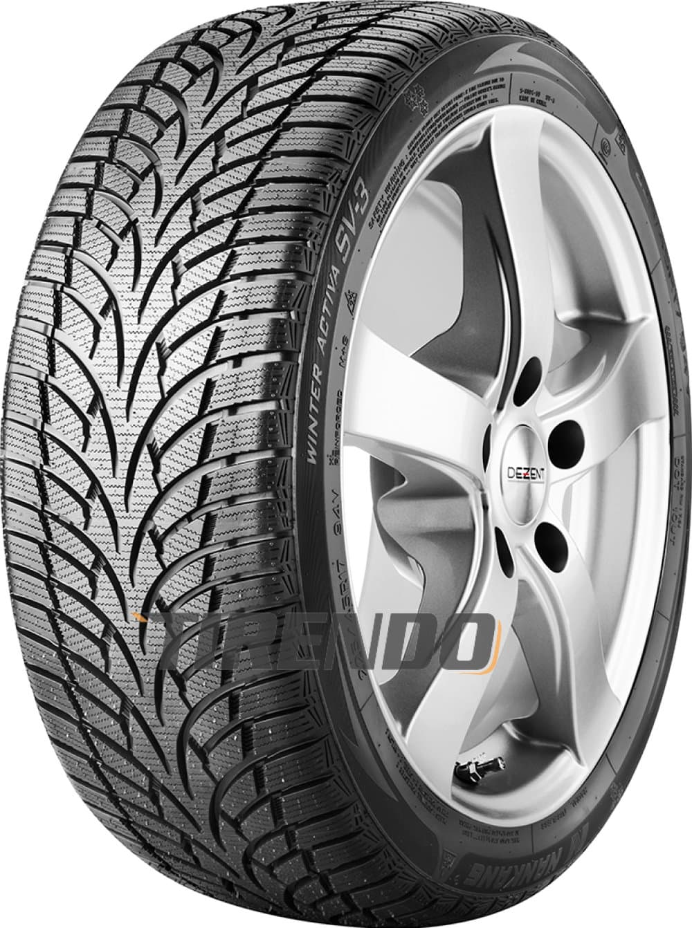 Nankang Winter Activa SV-3 ( 235/50 R17 100V XL, med fælgbeskyttelse (MFS) )