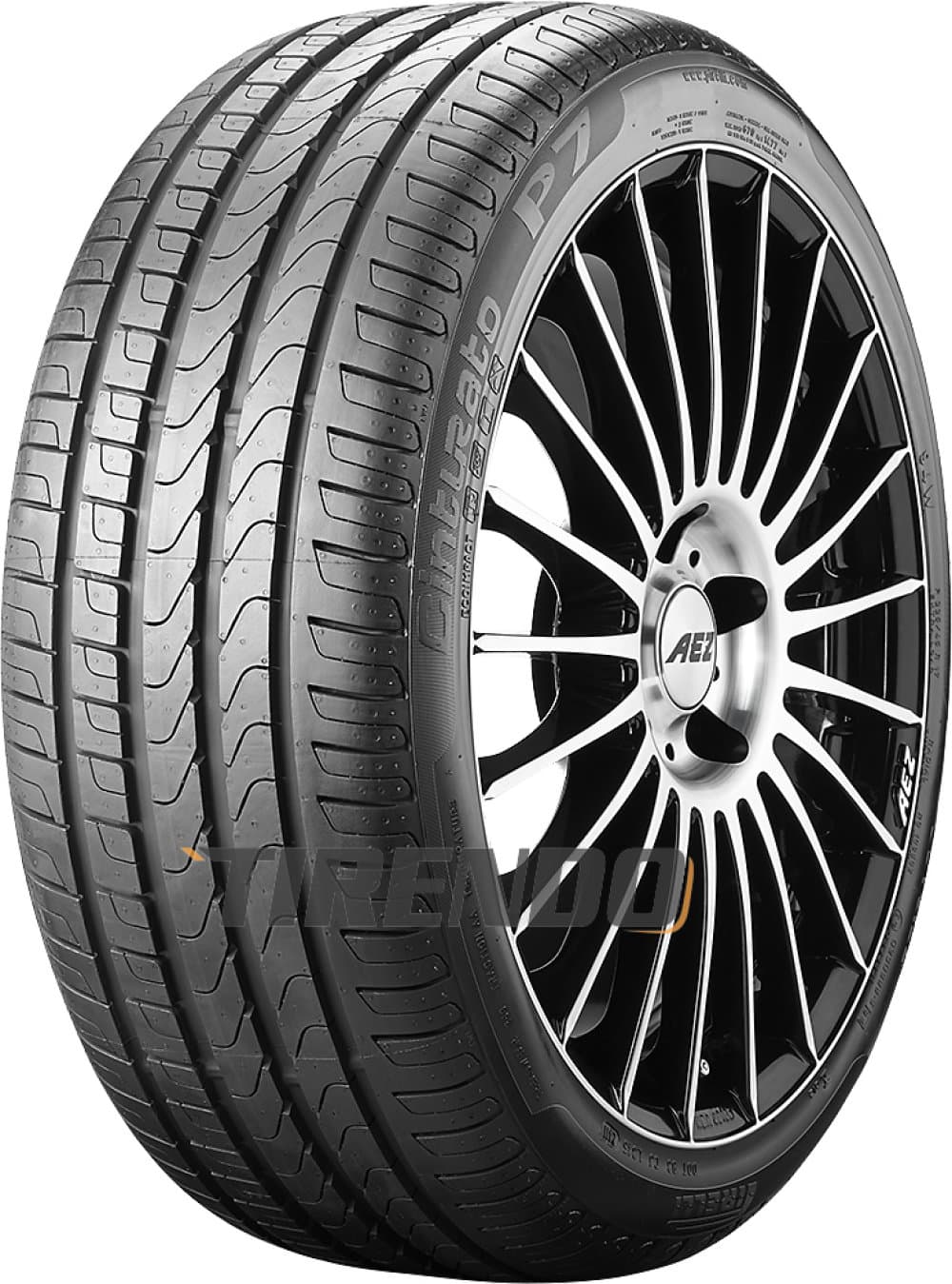 Pirelli Cinturato P7 Run Flat ( 275/40 R18 99Y *, MOE, med fælgbeskyttelse (MFS), runflat )