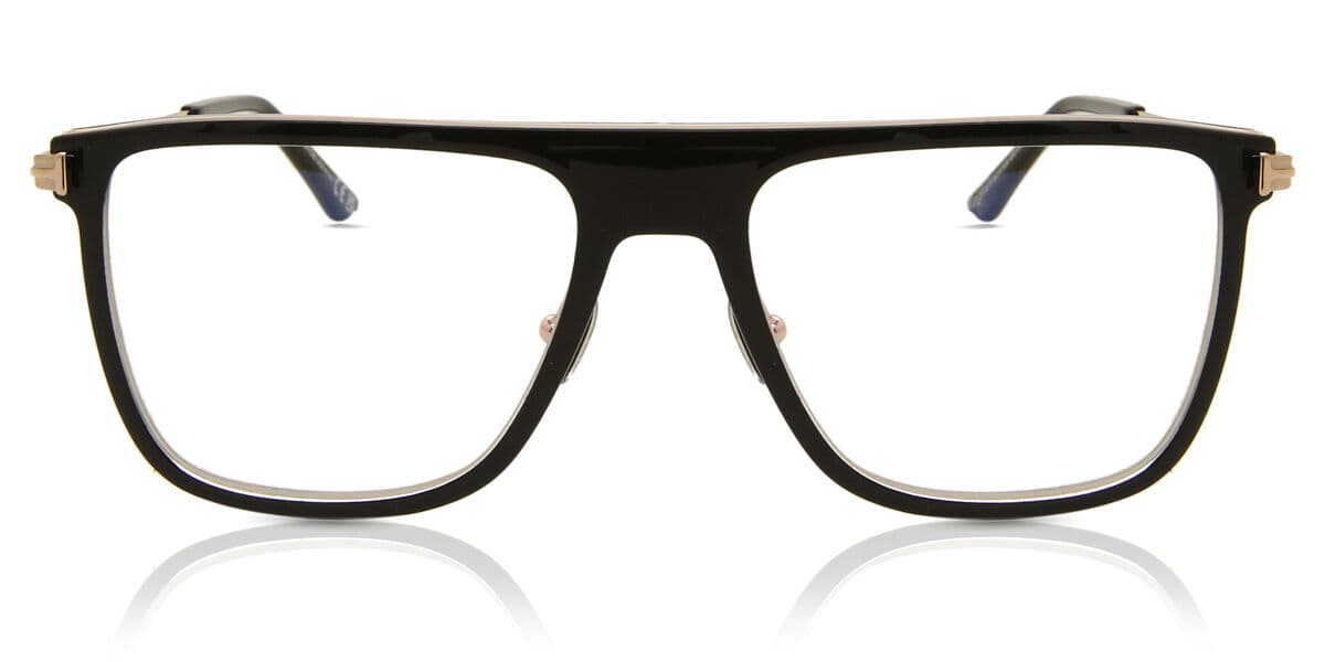 Tom Ford FT5944-B 003 Blue-Light Block 55 Briller Mænd Black