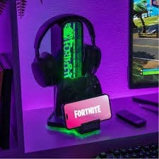 Paladone Fortnite-hovedtelefonholder til skrivebordet med lys