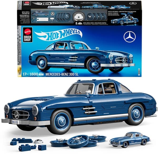 BRICK SHOP Hot Wheels Premium Series Mercedes-Benz 300 SL HWW25 plastikklodser