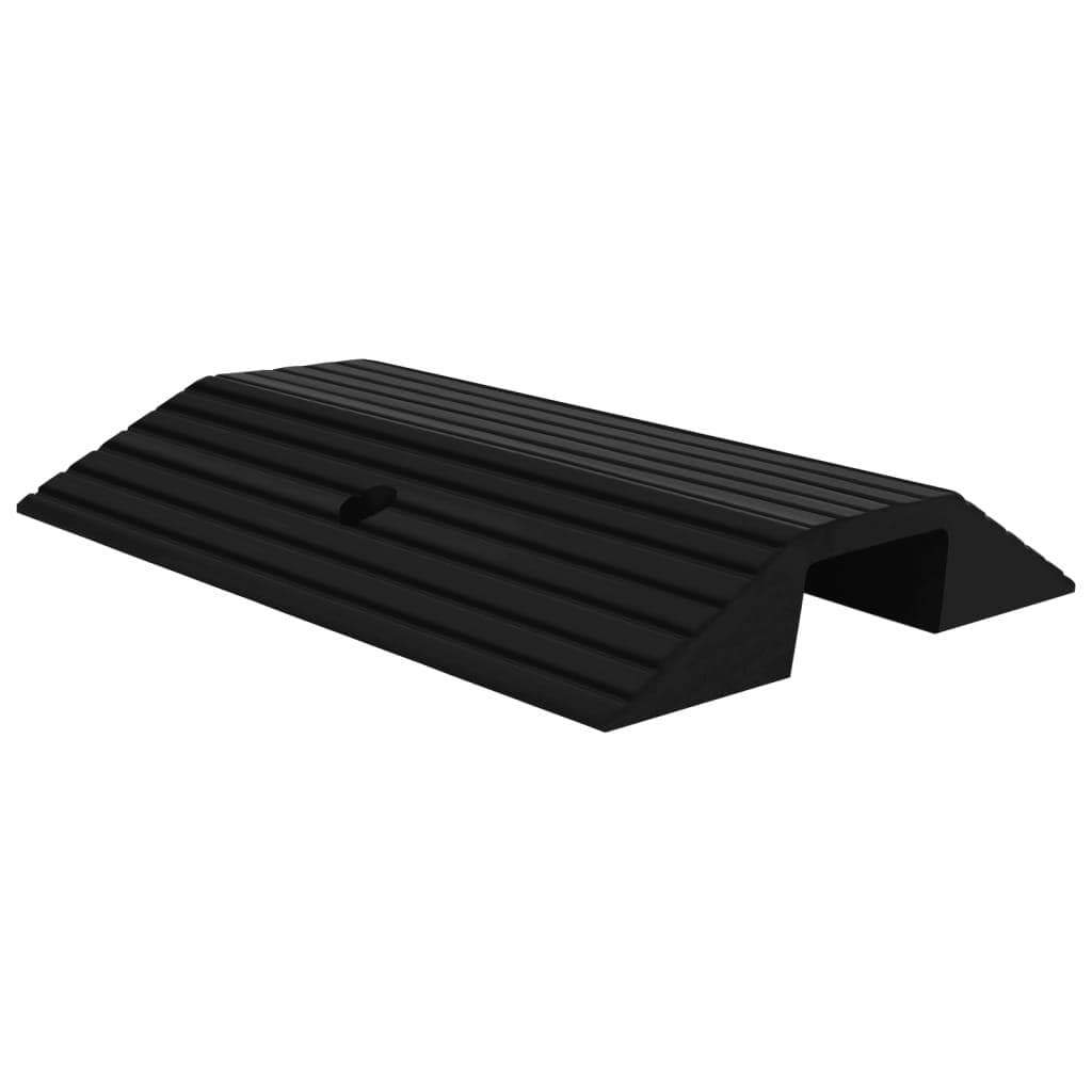 vidaXL dørtrinsrampe broform 49x40x8 cm gummi