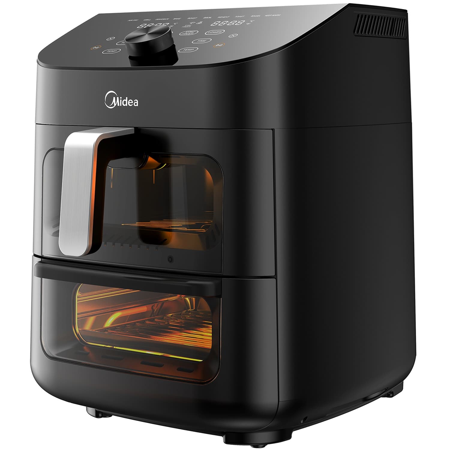 Airfryer 2 i 1 kombination med ovn 6,4 + 4,4 liter
