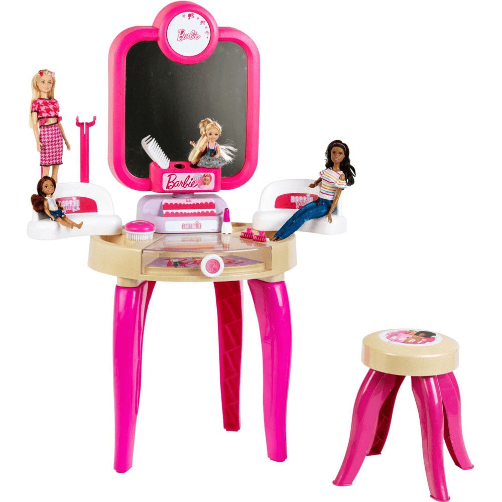 Barbie - Skønhedsstudie Theo Klein Beauty Bord med Skammel 5721