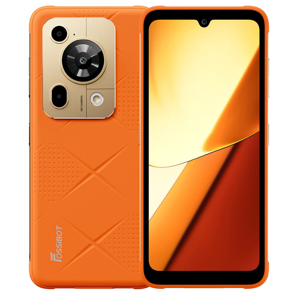FOSSiBOT F112 Pro 5G Robust Telefon Orange