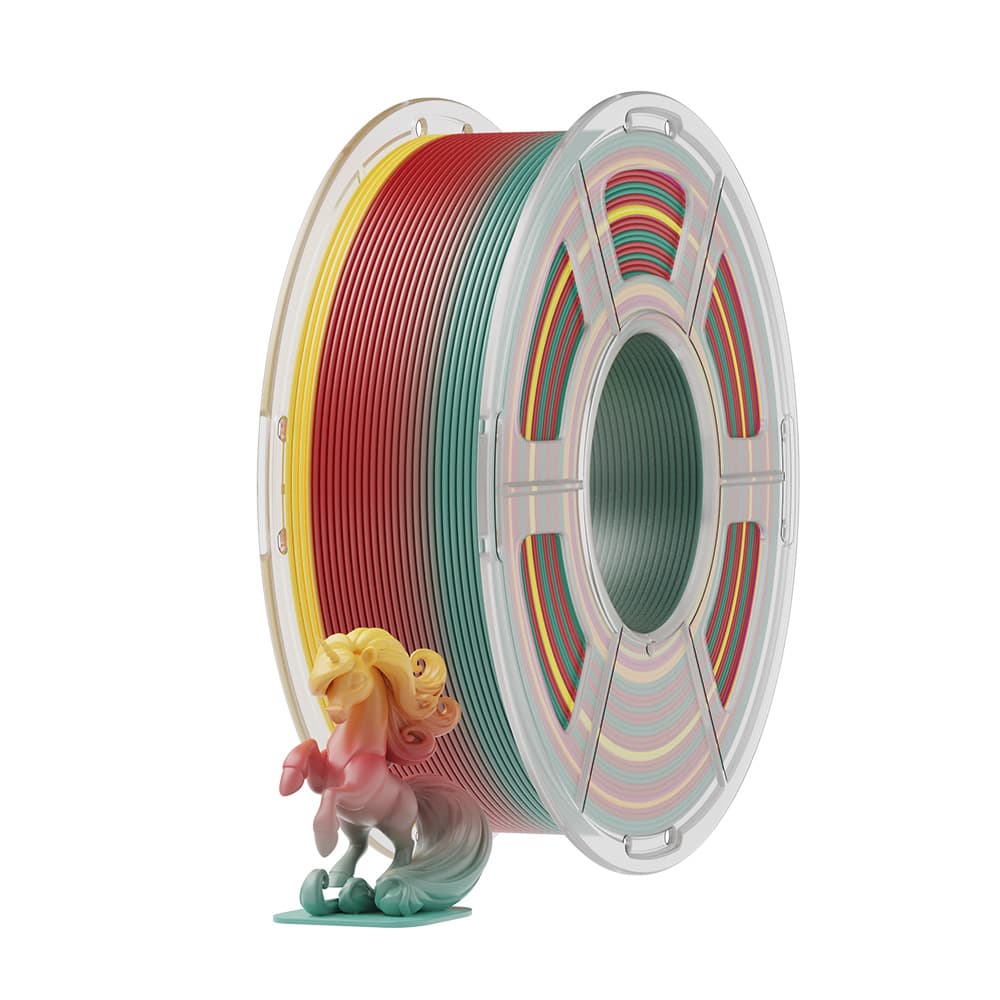 Mecpow PLA-filament, 1 kg - Regnbue