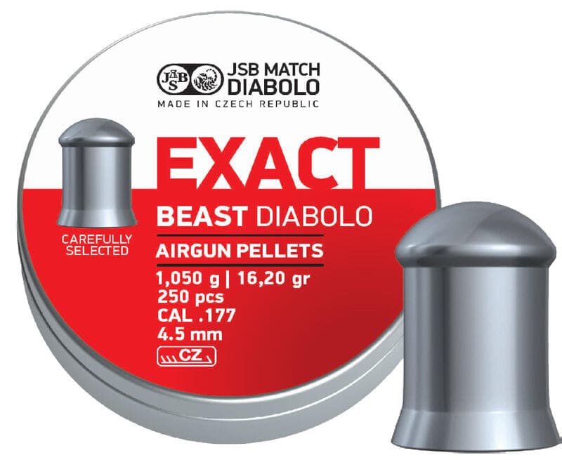 JSB Exast Diablo Beast 4,5mm, 250stk