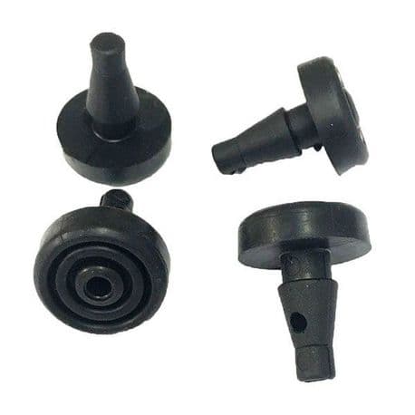 GIVI SET PLATE RUBBER PARTS 4 PZ Høj model