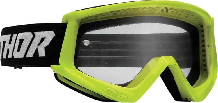 Thor Combat Racer Neon Gul/Sort Cross Briller