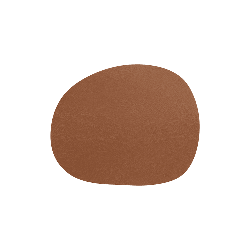 Raw Buffalo dækkeserviet - Cinnamon Brown