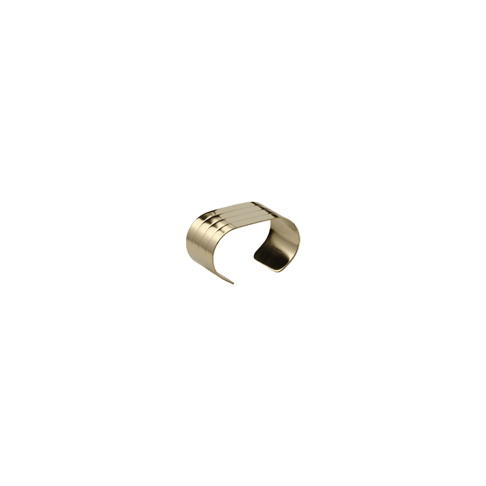 Raw servietring 4-pak - Champagne guld