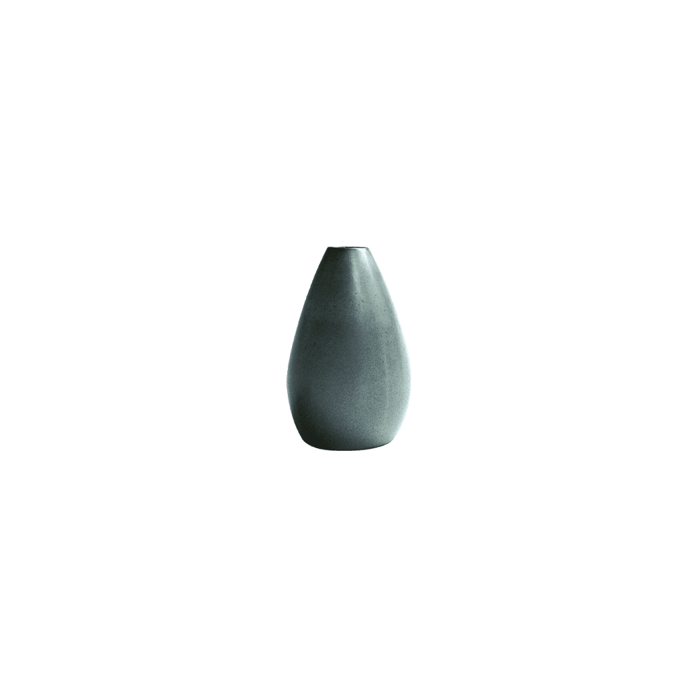 Raw Northern Green vase - 13,5 cm