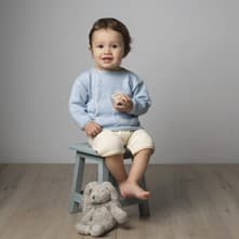 Jakke og shorts - Viking Design 1608-10B Kit - 3-24 Mdr. - Viking Bambino, fra Viking