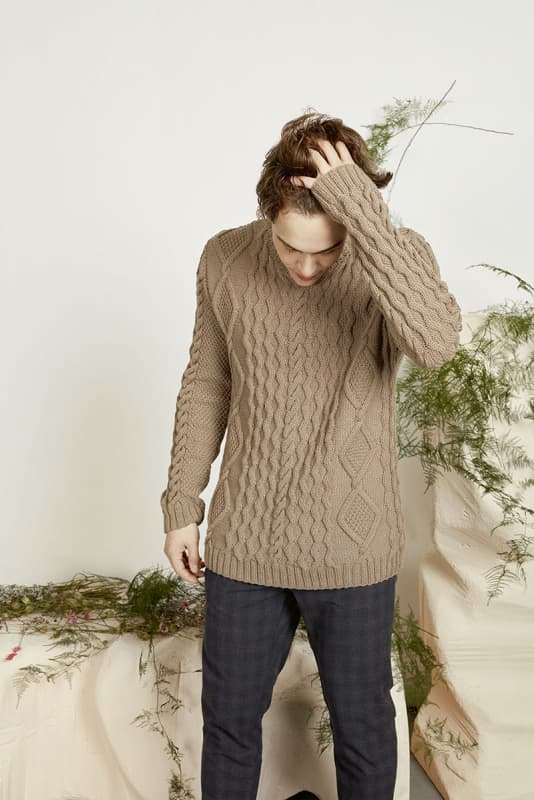 Herrepullover - Lang yarns 265-044-001 Kit - S - XL - Lang yarns merino 120, fra Viking