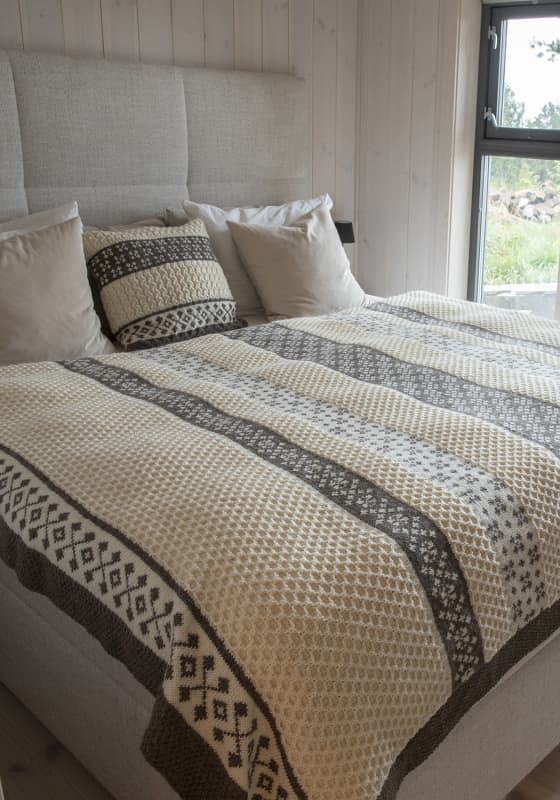 Jinny tæppe - Viking Design 2427-8 Kit - 160 x 200 cm - Viking Sportsragg, fra Viking
