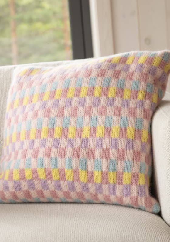 Ember pude - Viking Design 2427-12 Kit - 50 x 50 cm - Viking Alpaca Bris, fra Viking