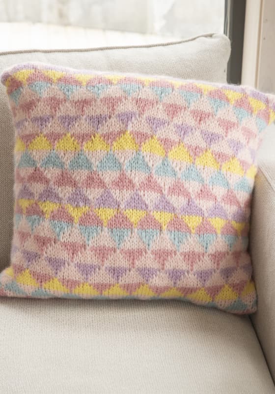 Emilda pude - Viking Design 2427-14 Kit - 50 x 50 cm - Viking Alpaca Bris, fra Viking