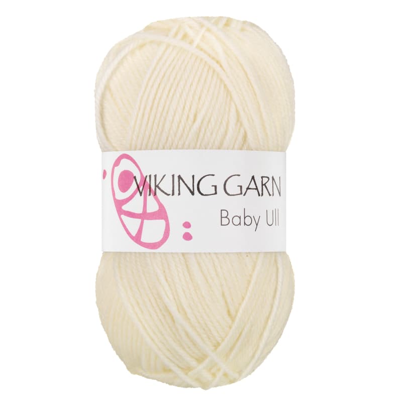 Viking Baby Ull - 302 Natur, Merinould, fra Viking