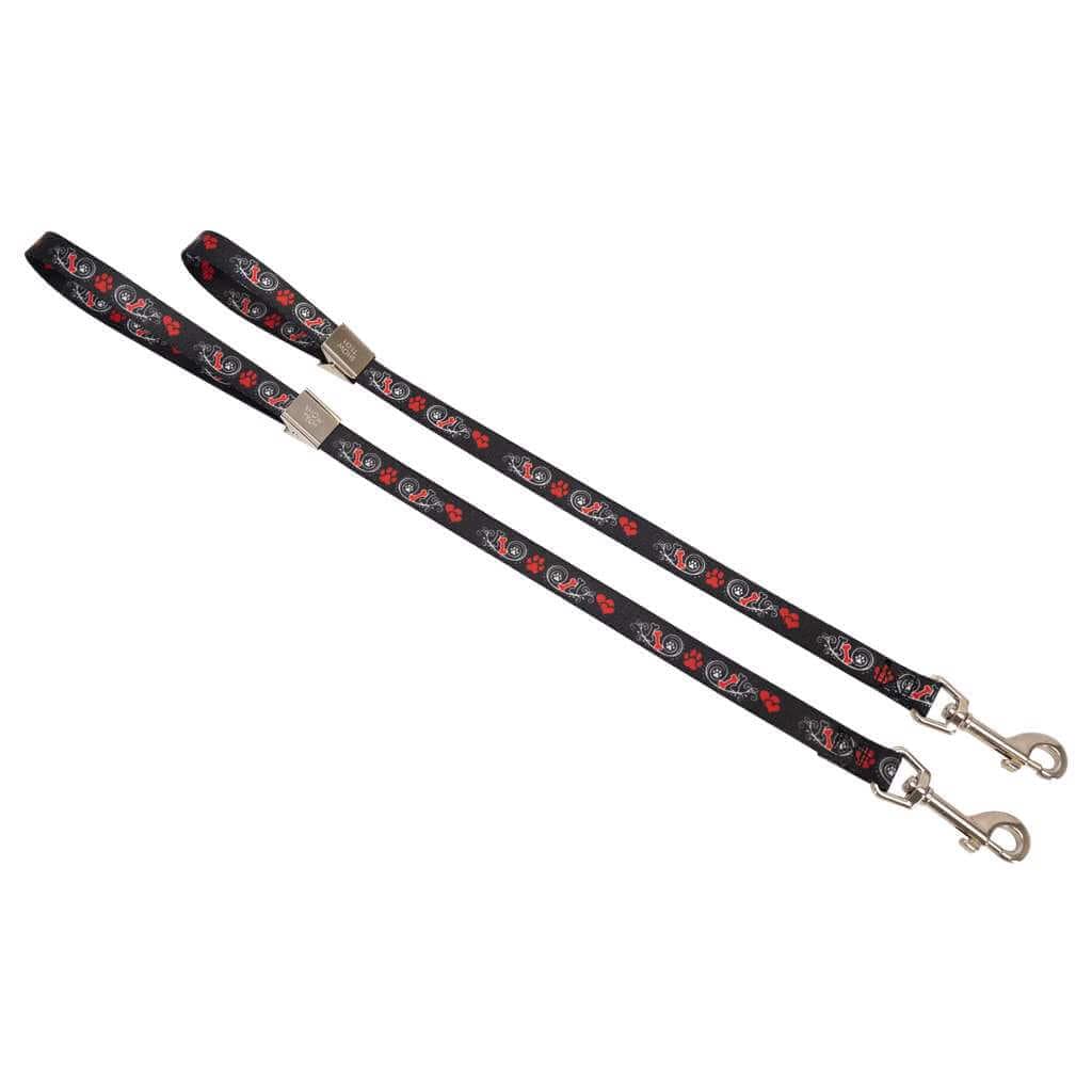 Sikkerhedsstrop Pawprint - Sort 55 cm
