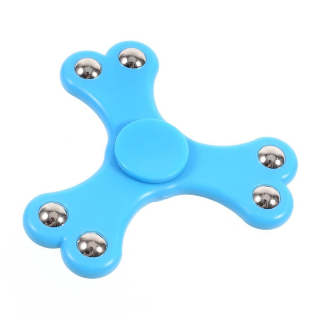 Fidget Hand Spinner med 6 stålkuglelejer - Blå