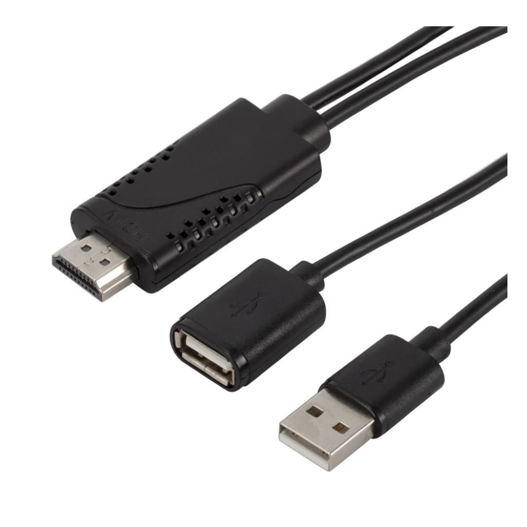Universel 1080P USB hunstik til HDMI hanstik HDTV video adapter kable til Android og IOS smartphones og tablets