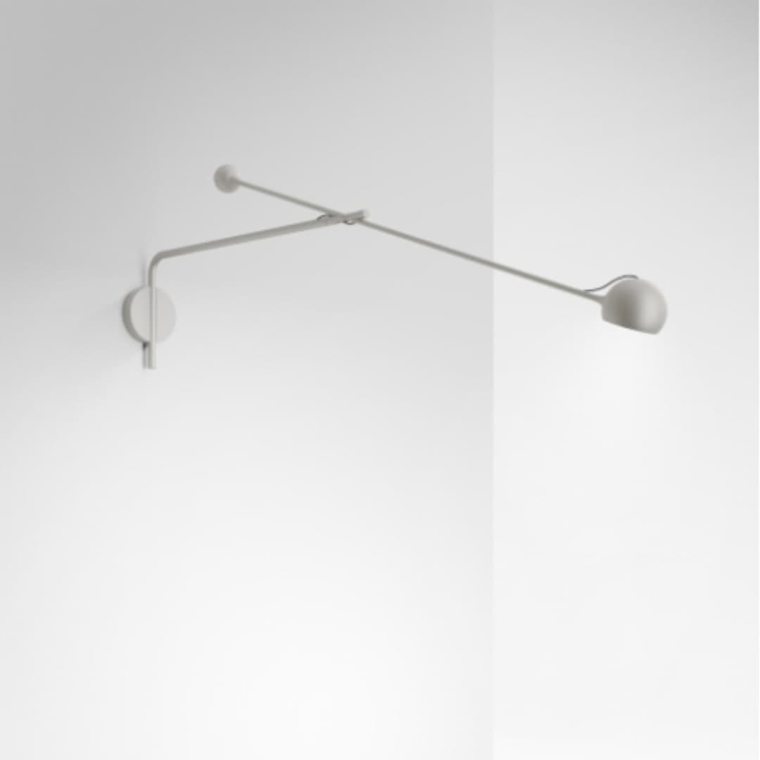 IXA Arm Væglampe Hvid/Grå - Artemide